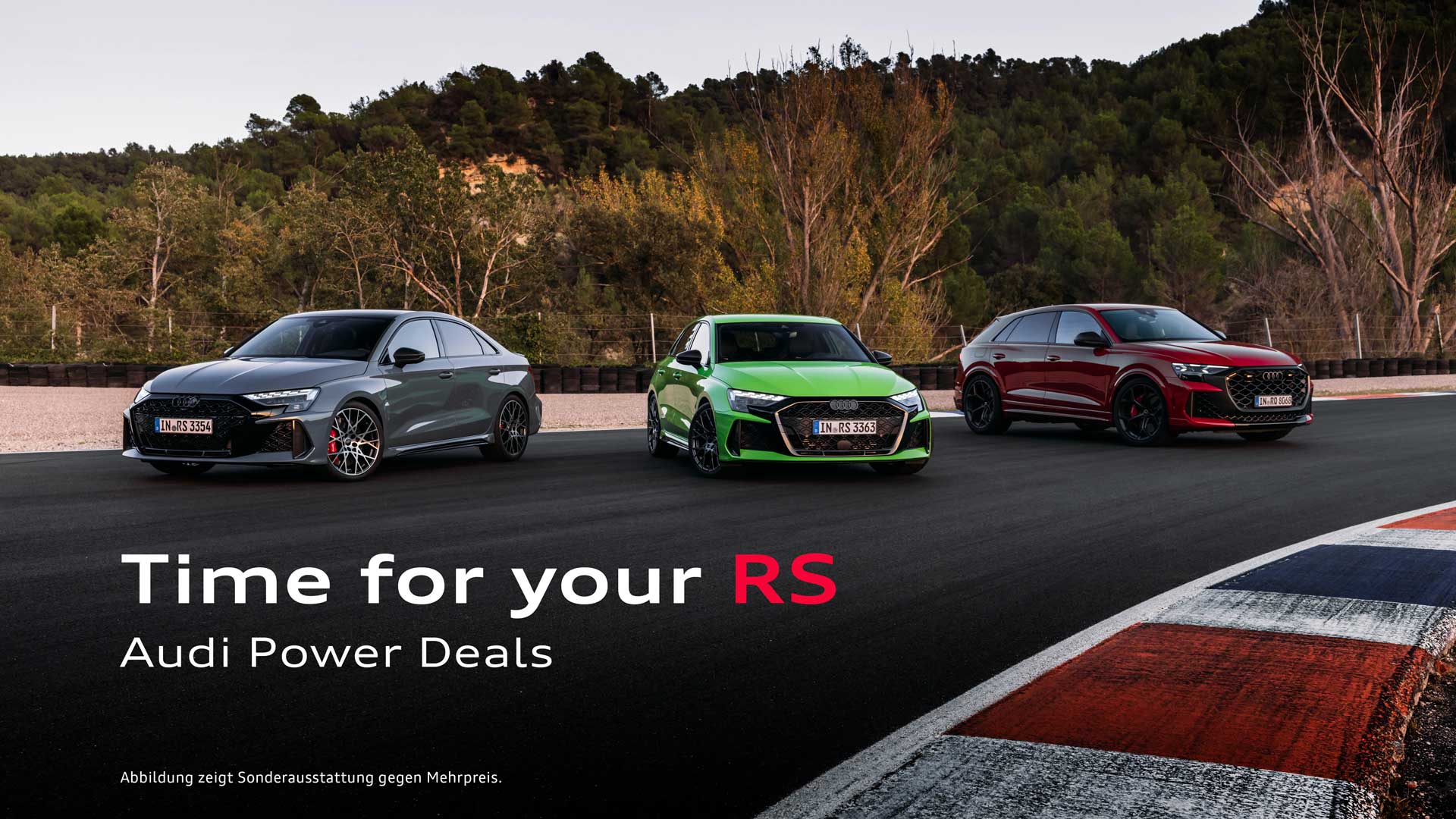 Time for your RS: Audi Power Deals